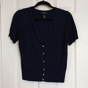 WHBM short sleeve retro cardigan